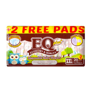 EQ Plus Disposable Diapers XXL 20s