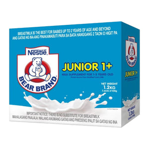 Bear Brand Junior 1+ Milk Supplement 1-3 years old 1.2kg