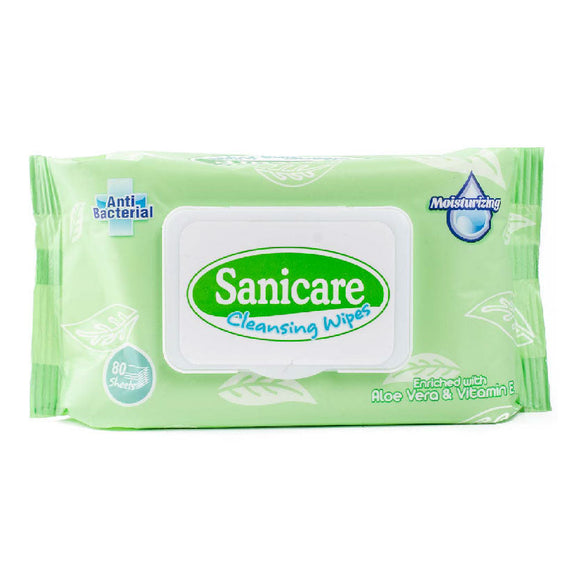 Sanicare Cleansing Wipes 80s
