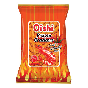 Oishi Prawn Crackers Sweet & Extra Hot 60g