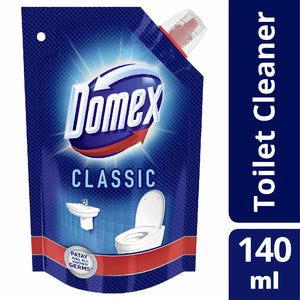 Domex Ultra Thick Bleach Toilet Cleaner Classic Blue 140ml Refill