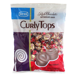Ricoa Curly Tops Milk Chocolate 100s