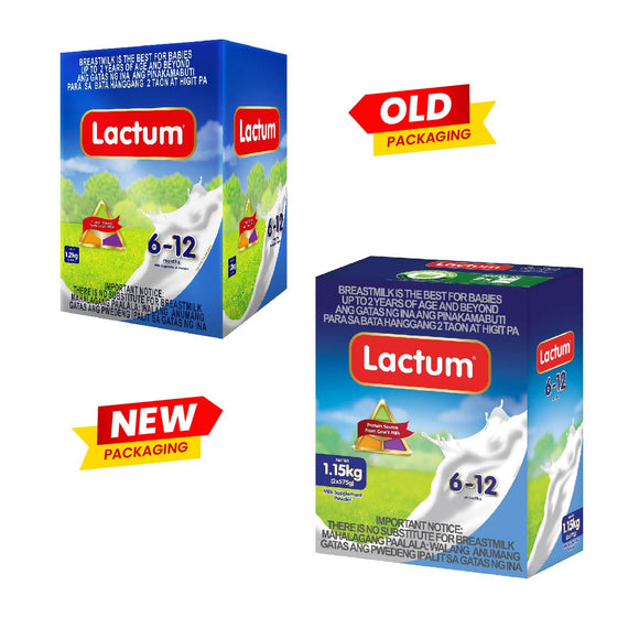 Lactum Milk Powder 6-12 months Plain 1.15kg