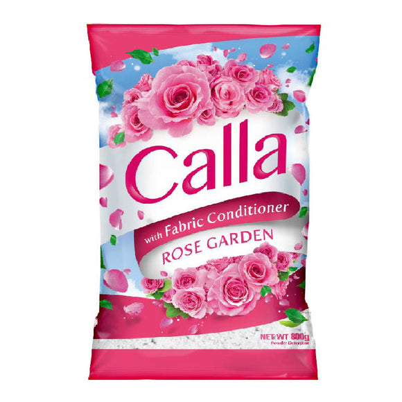 Calla Detergent Powder with Fabric Conditioner Rose Garden 800g