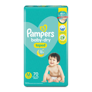Pampers Baby Dry Taped Diaper M 70s
