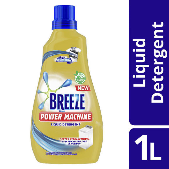 Breeze Power Machine Liquid Detergent 1L