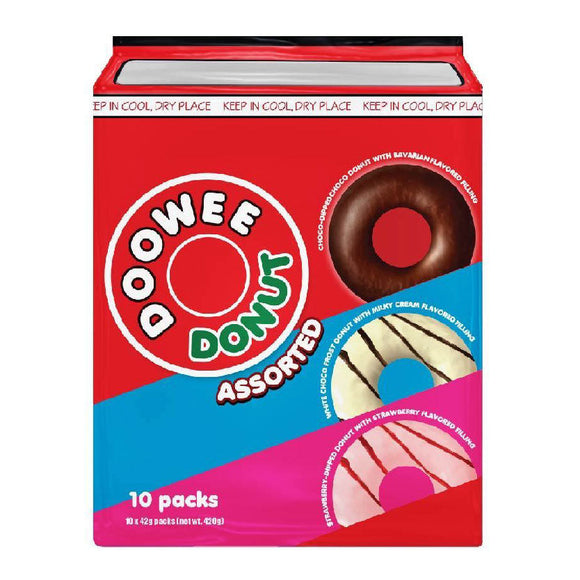 Doowee Donut Assorted Bag 10x42g
