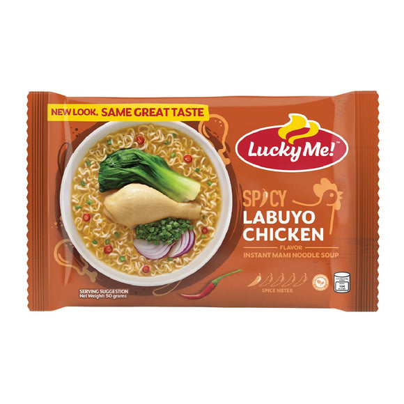 Lucky Me Instant Mami Noodle Soup Spicy Labuyo Chicken 50g