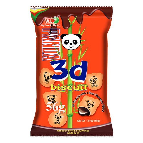 Panda 3D Biscuit Chocolate 56g