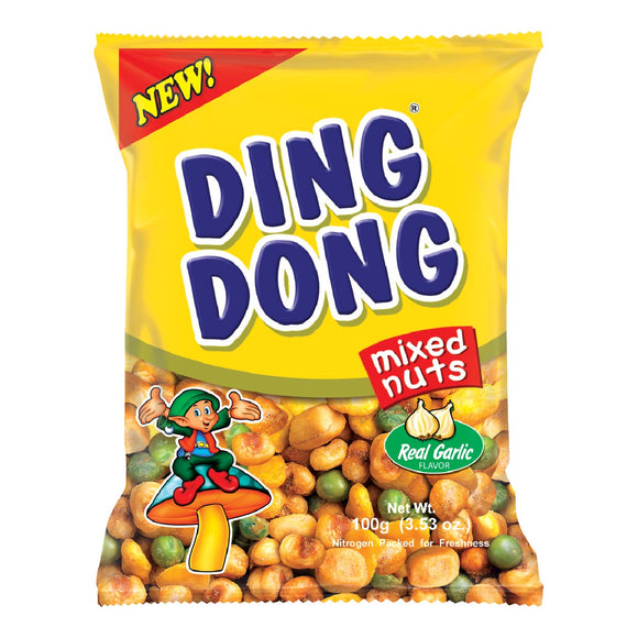 Ding-Dong Mixed Nuts Real Garlic 100g