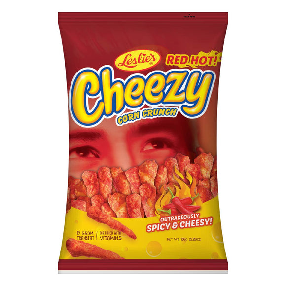 Cheezy Corn Crunch Red Hot 150g