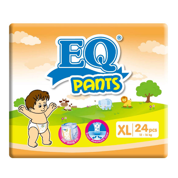 EQ Pants Baby Diaper XL 24s