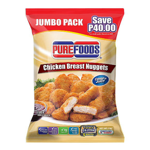 Purefoods Crisp 'N Juicy Chicken Breast Nuggets 1kg