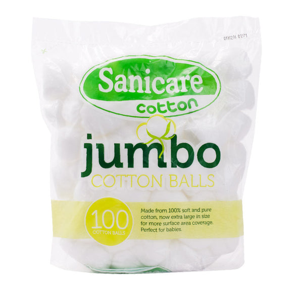 Sanicare Cotton Balls Jumbo 100s