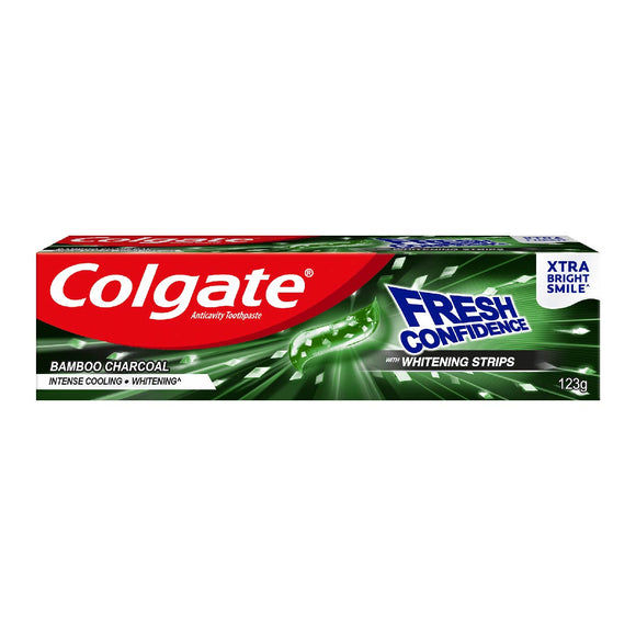 Colgate Fresh Confidence Toothpaste Bamboo Charcoal 123g