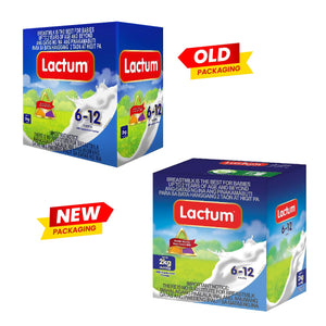 Lactum Milk Powder 6-12 months Plain 2kg