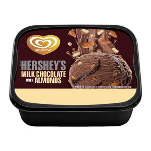 Selecta Hershey's Milk Chocolate with Almonds Ice Cream 1.3L
