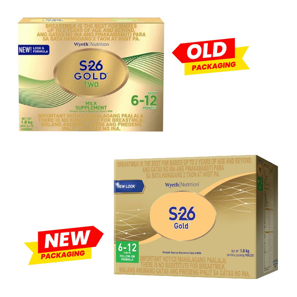 S-26 Gold Two Milk Supplement 6-12 months 1.8kg