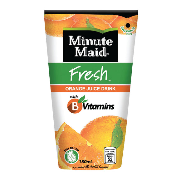 Minute Maid Fresh Orange Juice Drink 180ml