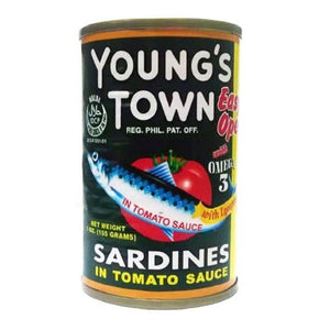Young's Town Sardines in Tomato Sauce Easy Open 155g