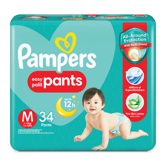 Pampers Easy Palit Pants Diaper M 34s