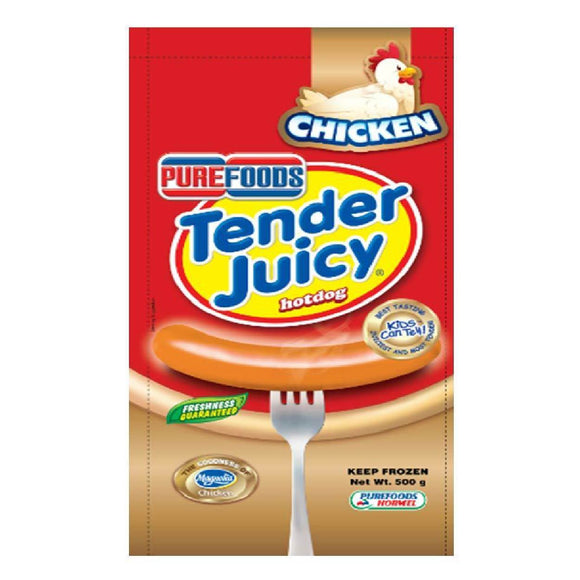 Purefoods Tender Juicy Hotdog Chicken 500g