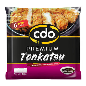 CDO Premium Tonkatsu Japanese-Style Breaded Pork Cutlet 420g