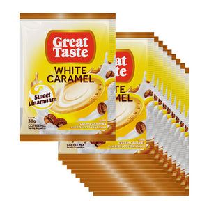 Great Taste White Caramel Coffee Mix 10x30g