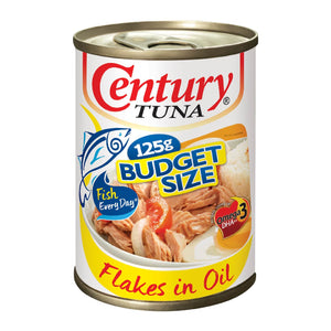 Century Tuna Flakes in Oil Budget Size Easy Open Can 125g