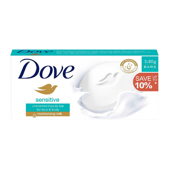 Dove Beauty Bar Soap Sensitive Triples 3x90g