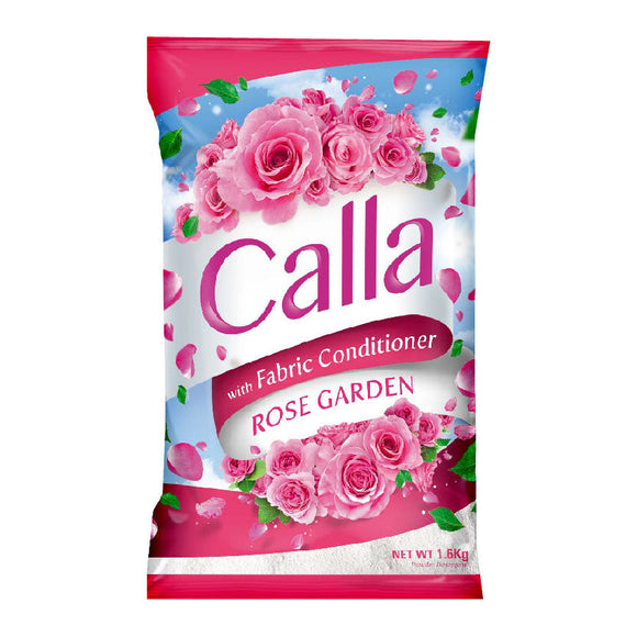 Calla Detergent Powder with Fabric Conditioner Rose Garden 1.6kg