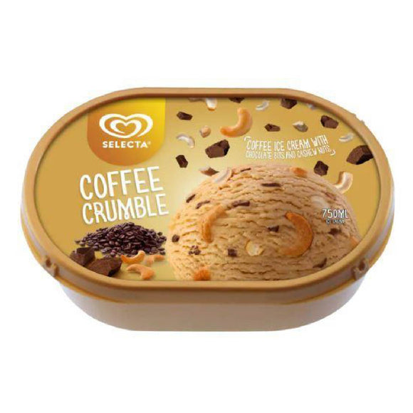 Selecta Coffee Crumble Ice Cream 750ml