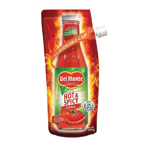 Del Monte Hot & Spicy Ketchup Pouch with Cap 320g
