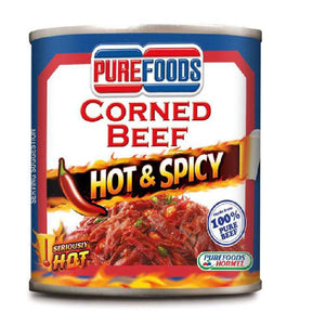 Purefoods Corned Beef Hot and Spicy 210g