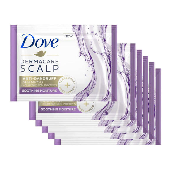 Dove Dermacare Anti Dandruff Shampoo Soothing Moisture 6x10ml