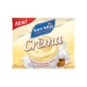 San Mig 3in1 Coffee Mix Crema White Coffee 10x25g