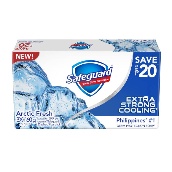 Safeguard Soap Arctic Fresh 3x160g Tripid Pack
