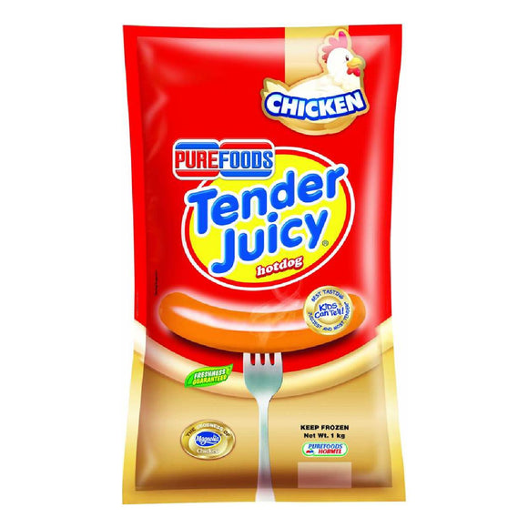 Purefoods Tender Juicy Hotdog Chicken 1kg