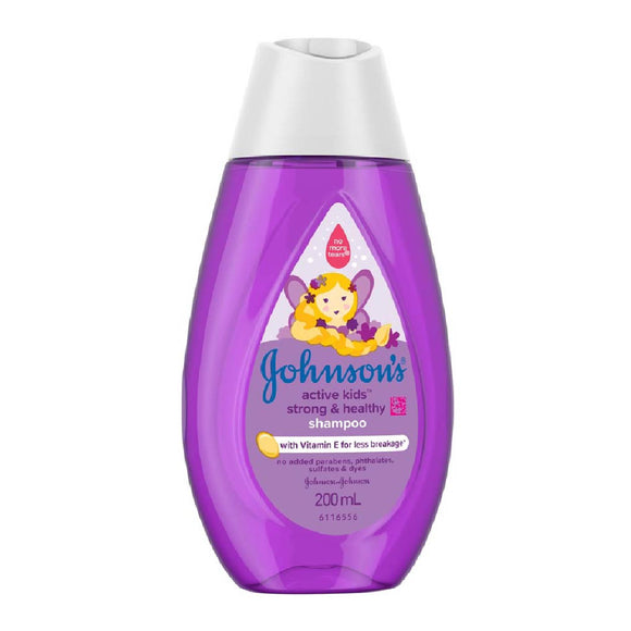 Johnsons Active Kids Shampoo Strong & Healthy 200ml