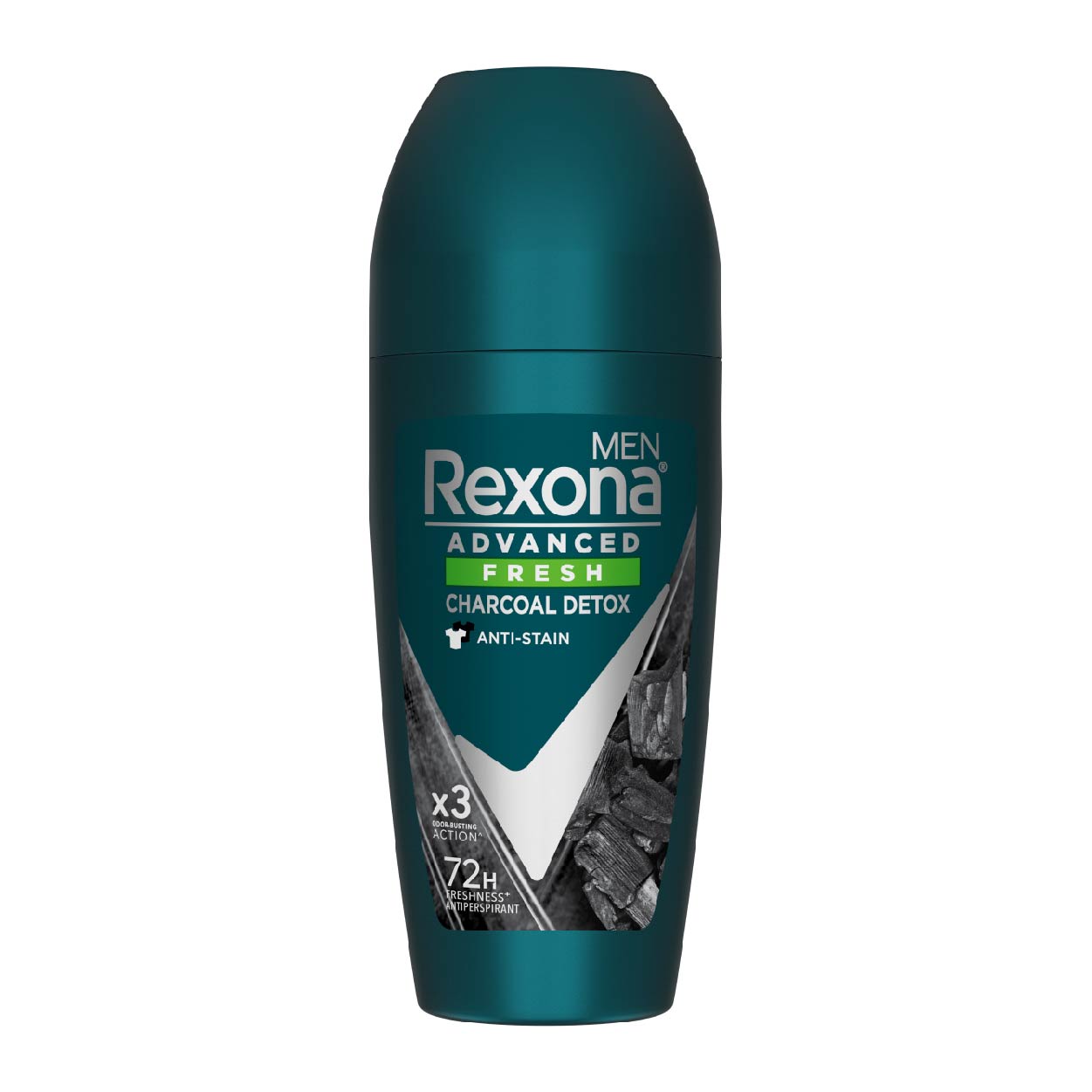 Rexona Men Deodorant Roll On Advanced Fresh Charcoal Detox 45ml