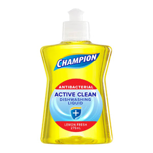 Champion Dishwashing Liquid Antibacterial Lemon Fresh 275ml