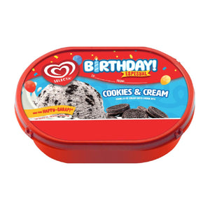 Selecta Birthday Espesyal Cookies & Cream Ice Cream 750ml