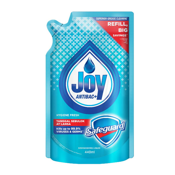 Joy Antibac+ Dishwashing Liquid Safeguard Hygiene Fresh Ref 440ml