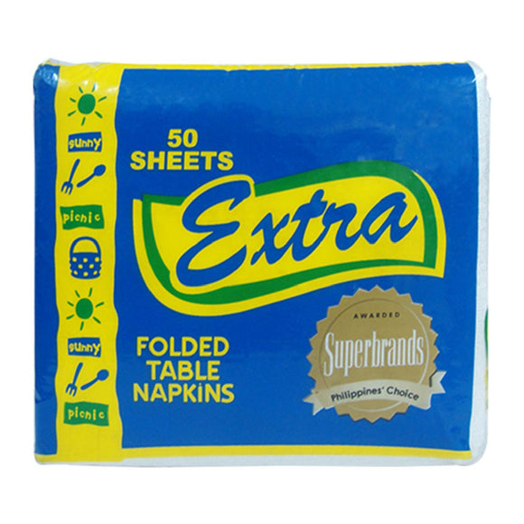 Extra Folded Table Napkins 1 Ply 50 sheets