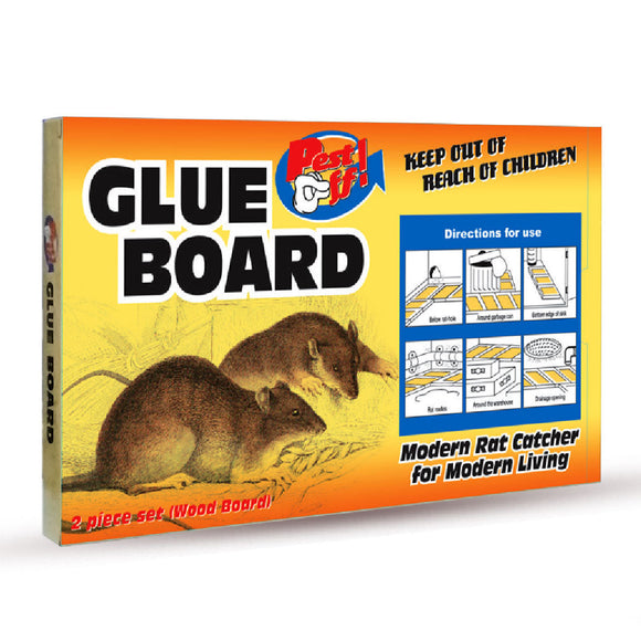 Pest Off Glue Board Wood Rat Catcher 2s