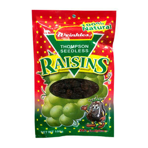 Wrinkles Thompson Seedless Raisins Pouch 100g