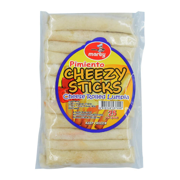 Marby Cheezy Sticks Pimiento Cheese Rolled Lumpia 25s