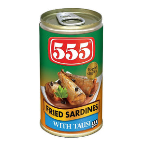 555 Fried Sardines with Tausi Easy Open 155g