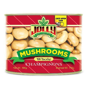 Jolly Whole Mushrooms Easy Open Can 198g
