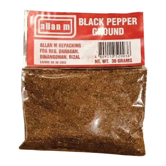 Allan M Black Pepper Ground 30g